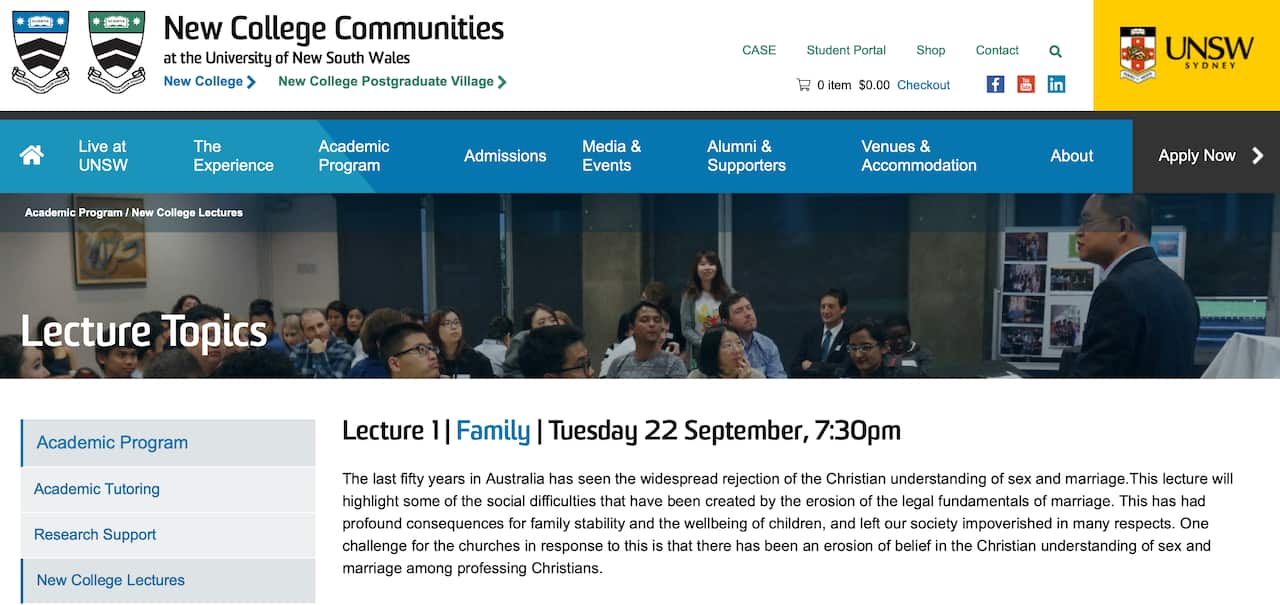 UNSW New College 2020 Lecture