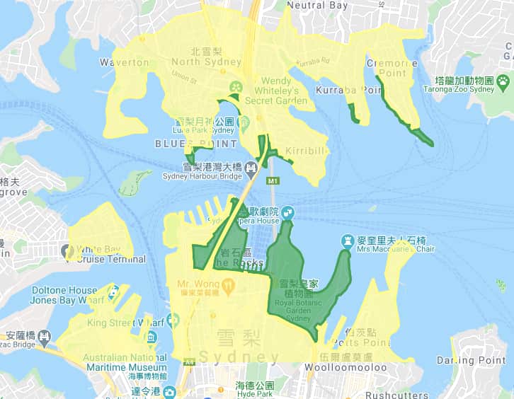 New Year's Eve Passes and Sydney Harbour zones