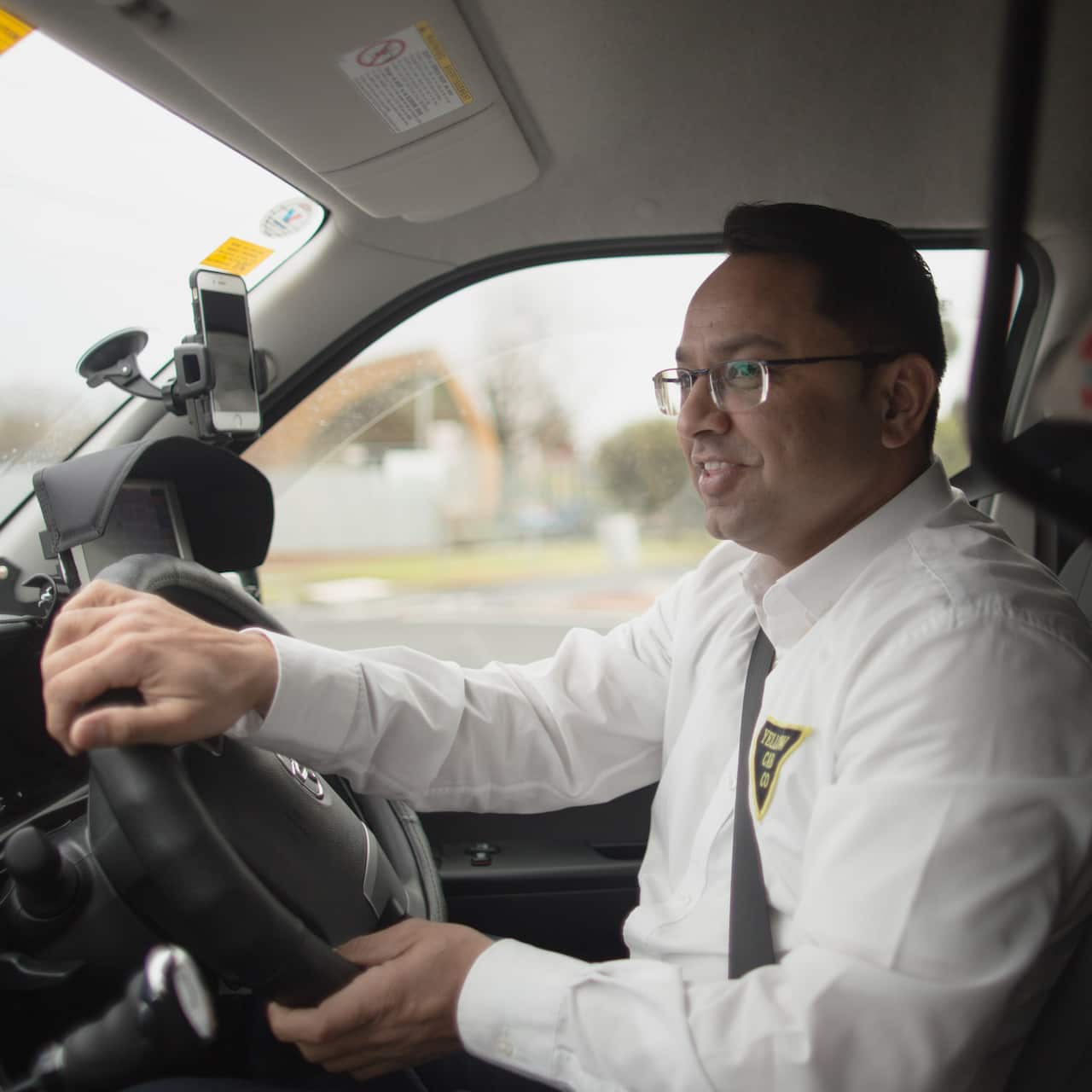 Jimmy Behal in the ad campaign