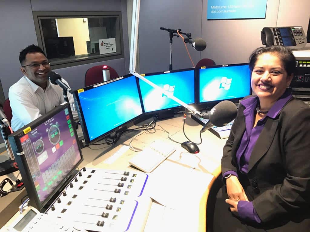 Jimmy Behal at SBS Punjabi studios