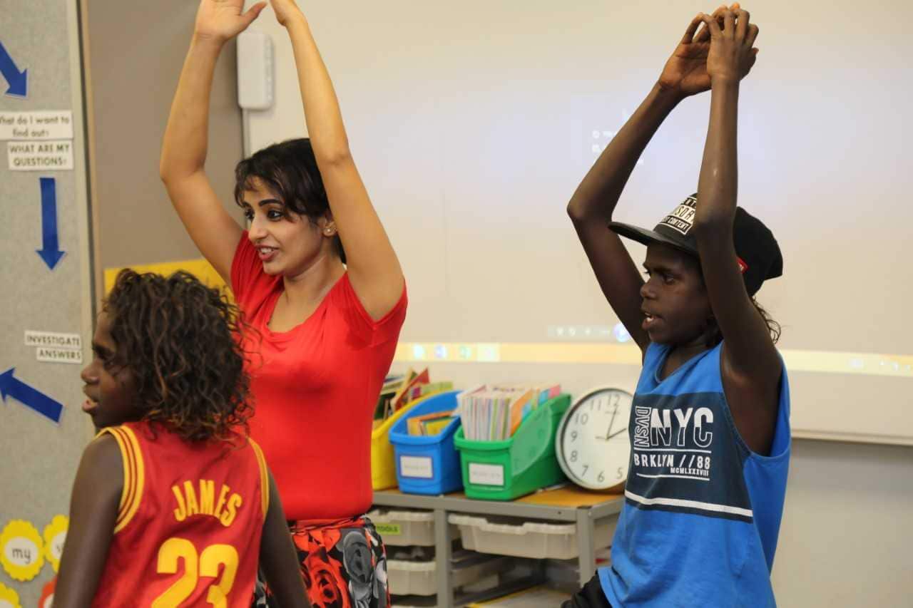 bollyowood dance indigenous kids