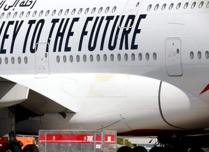 圖中顯示航機空洞已被修復。