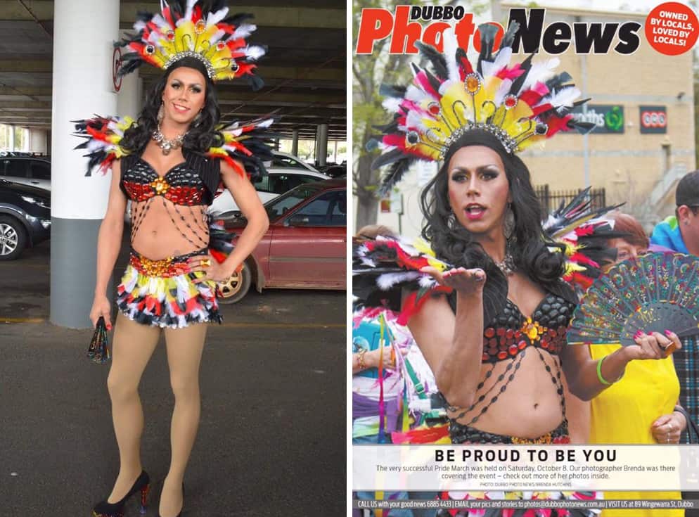 John in drag Dubbo Photo News