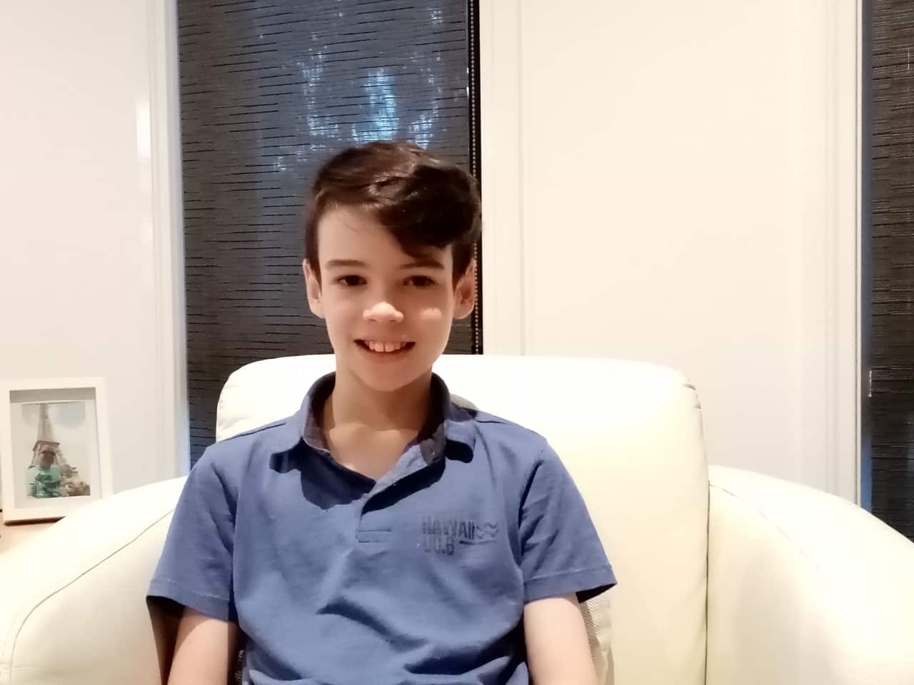 Greek language school student Jonathan Hewitt. 