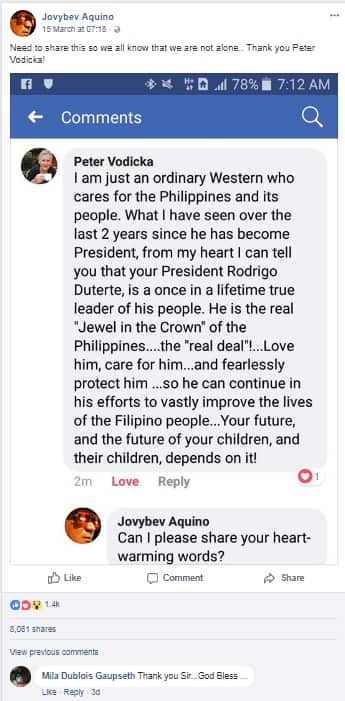 Post of Jovybev Aquino