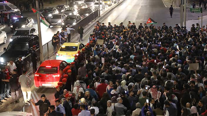 protests in Jordan