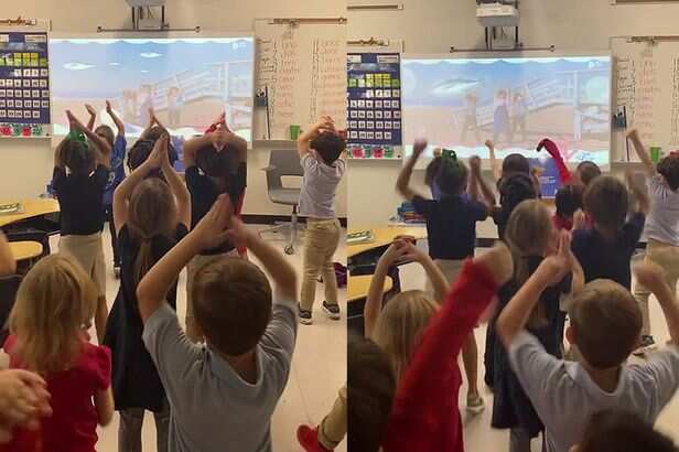 Overseas kindergarten kids “dance” while watching BTS Jin’s “Super Tuna” 
