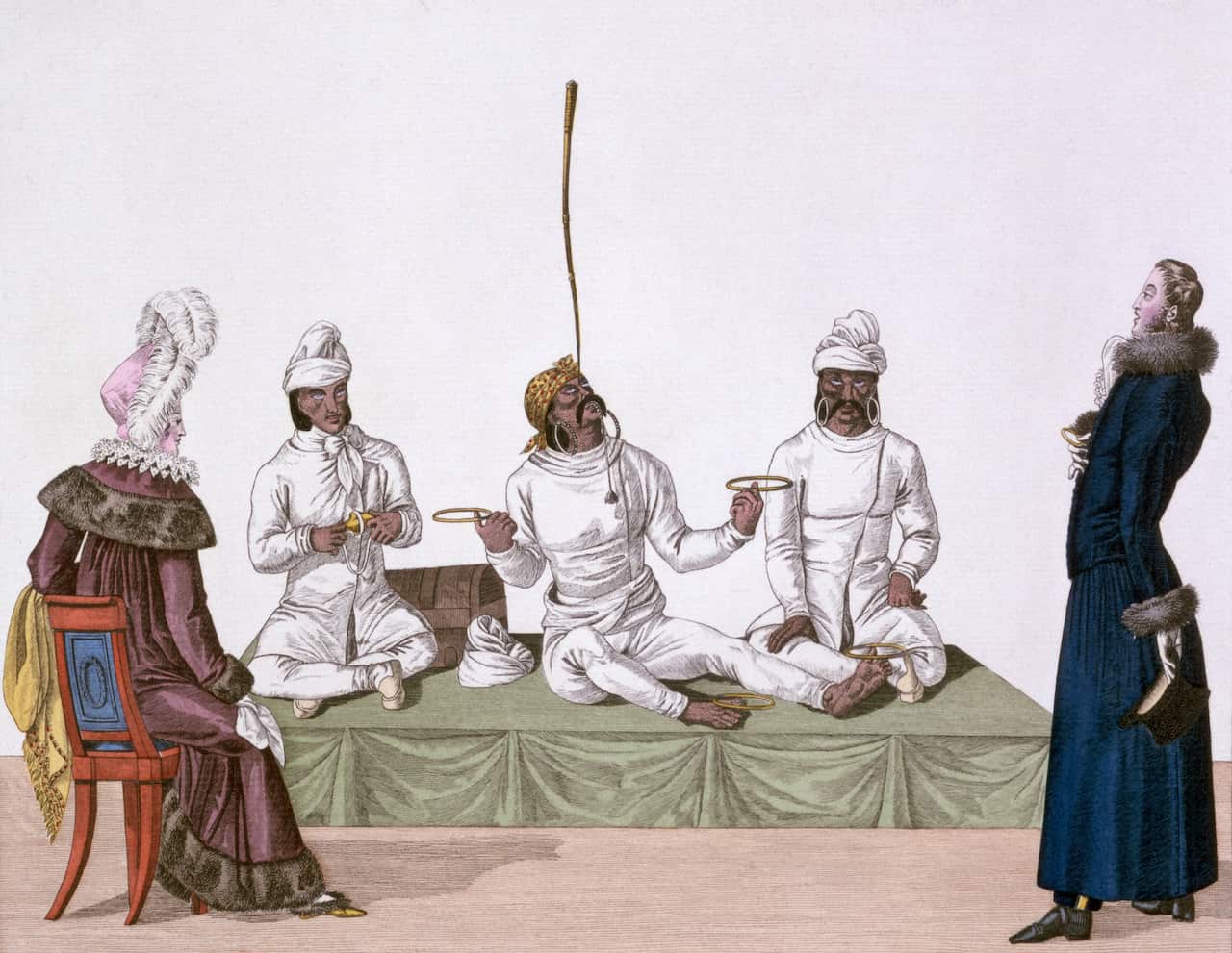 Indian Juggling Group Performs, 1816