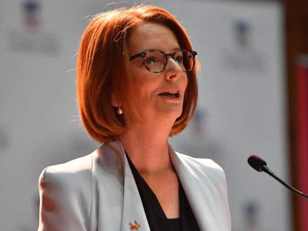 Kevin Rudd paid tribute to Ms Gillard