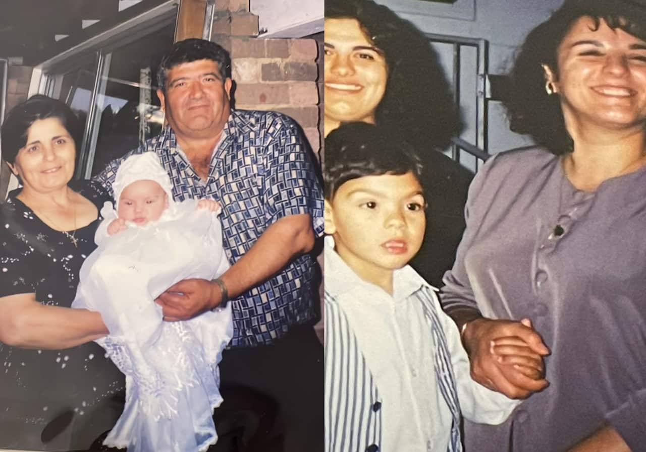 Juliette Lebanon and her family in happier times.