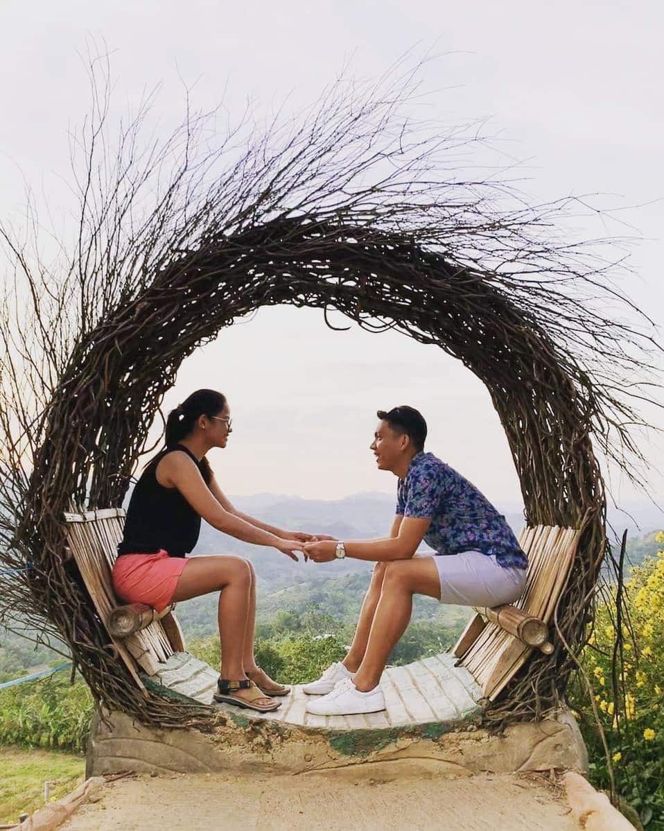 Julius with her girlfriend of 4 years, Leane. 