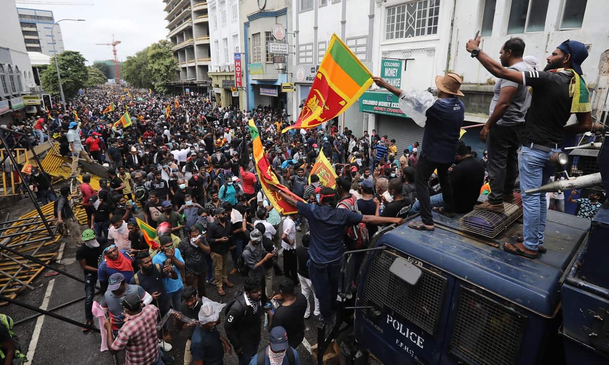 Anti-government protests_ Colombo_ Sri Lanka