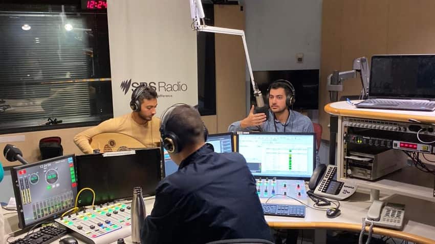 Ahmad and Mouaz Kamal singers from Egypt