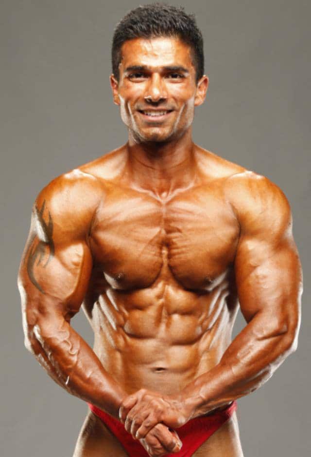 Kamaldip Kahma at the Bodybuilding Championship 