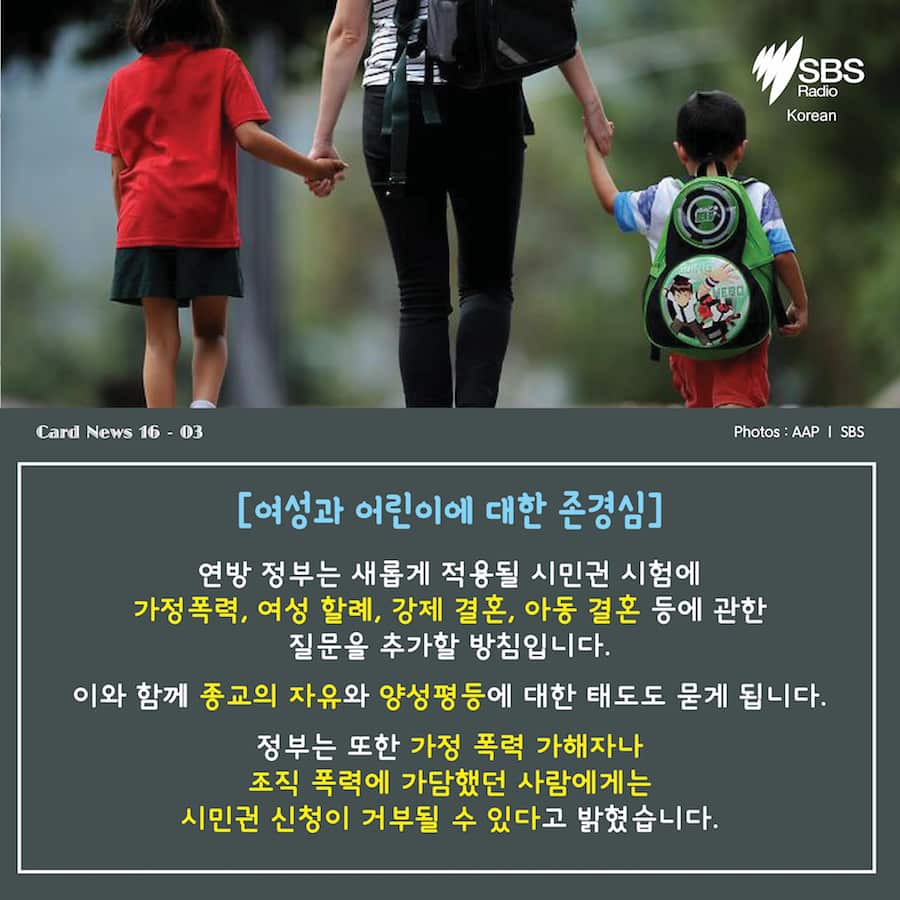 Card News: Australia’s citizenship test