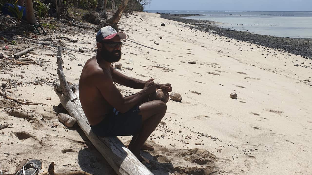 Kaleb Mabo on Las Beach