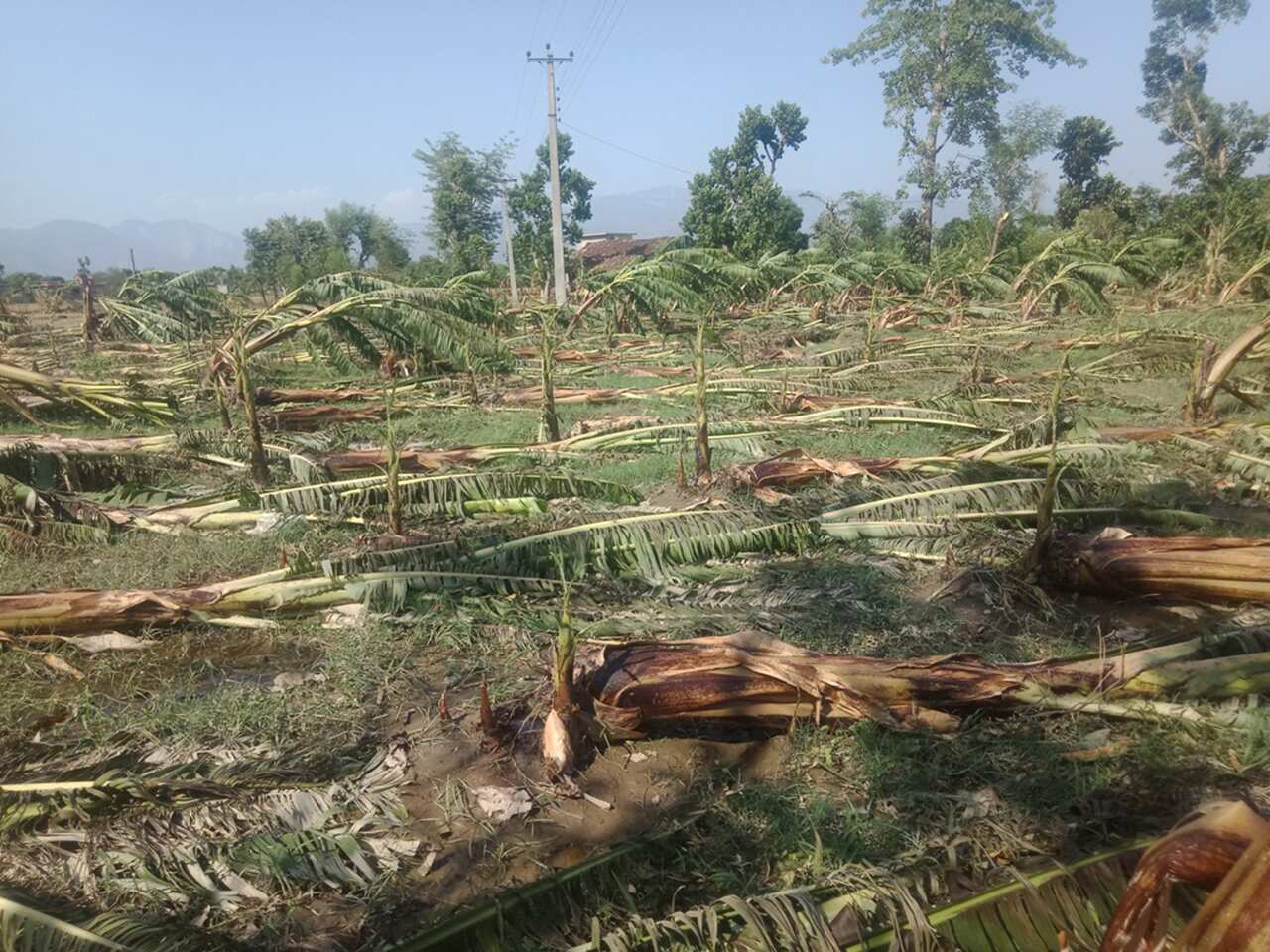 Kanchanpur storms Nepal.