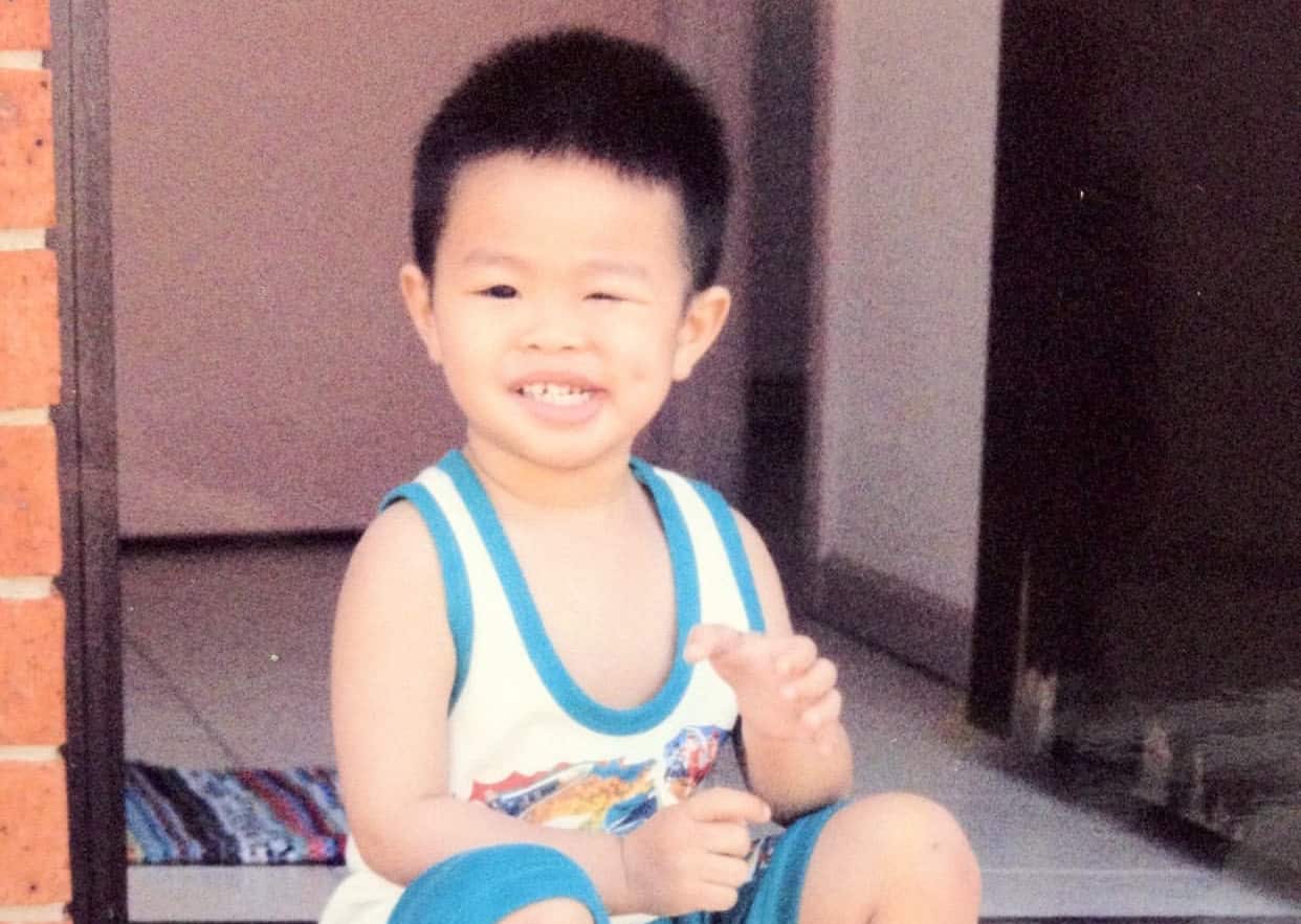 Kara (Kelvin) Tran lúc nhỏ