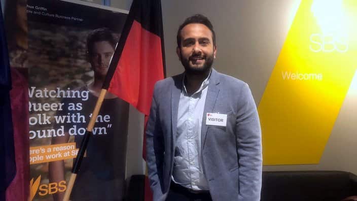 Mental health expert Karan Vir Sharma at SBS's Melbourne studio