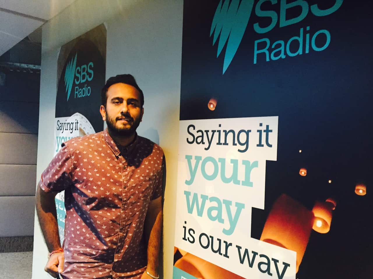 Karan Vir Sharma at SBS Punjabi studios