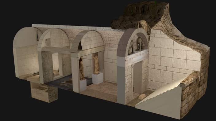 Amphipolis tomb 3D image