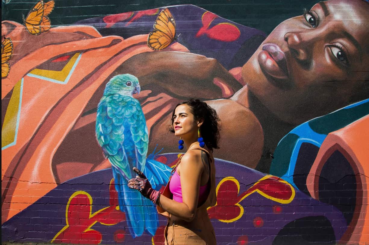 Mural de Katherine Gailer en Stark Place, Sunshine.