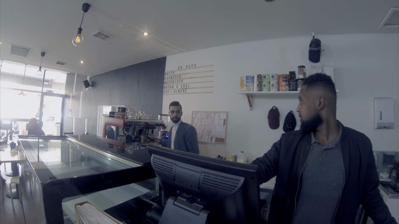 Still from film Found