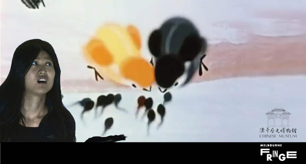 Little Tadpoles Looking for Mama