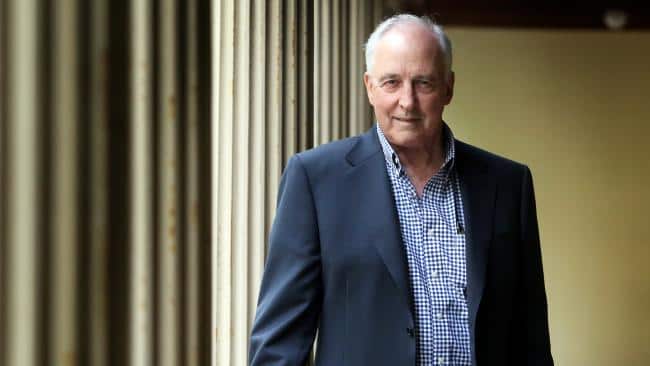 Paul Keating is warnings: "Glug, glug, glug"
