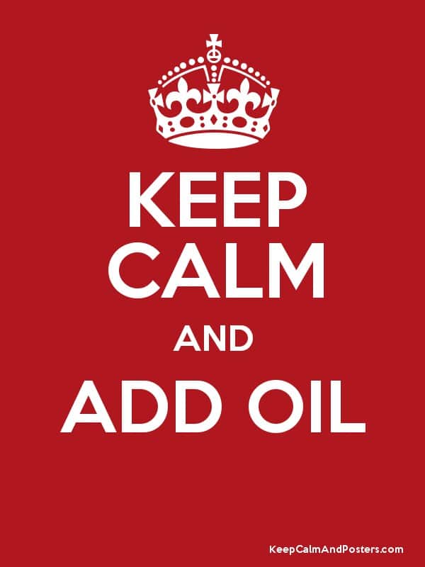 add oil