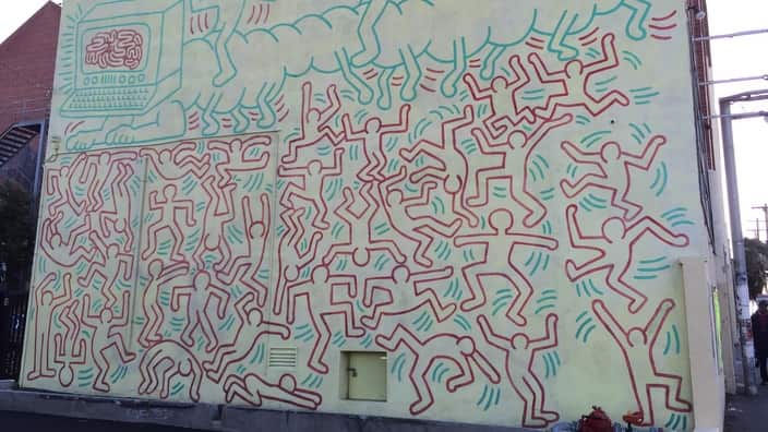 Keith Haring Mural 
