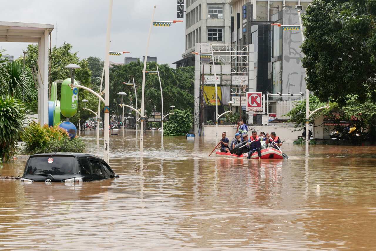Kemang is one of the areas heavily affected by flood in Jakarta this year.