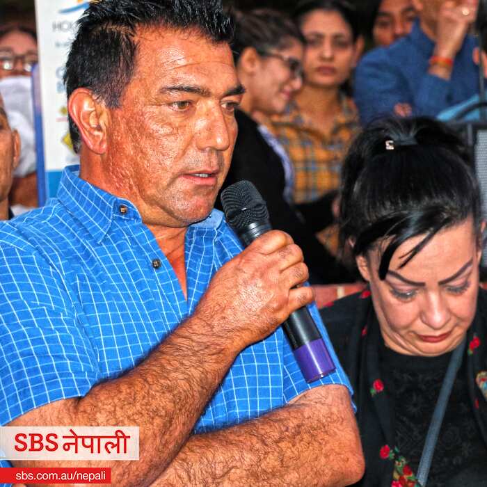 Kevin Family at a prayer organised for departed soul of Nepali Student Nishchal Ghimire