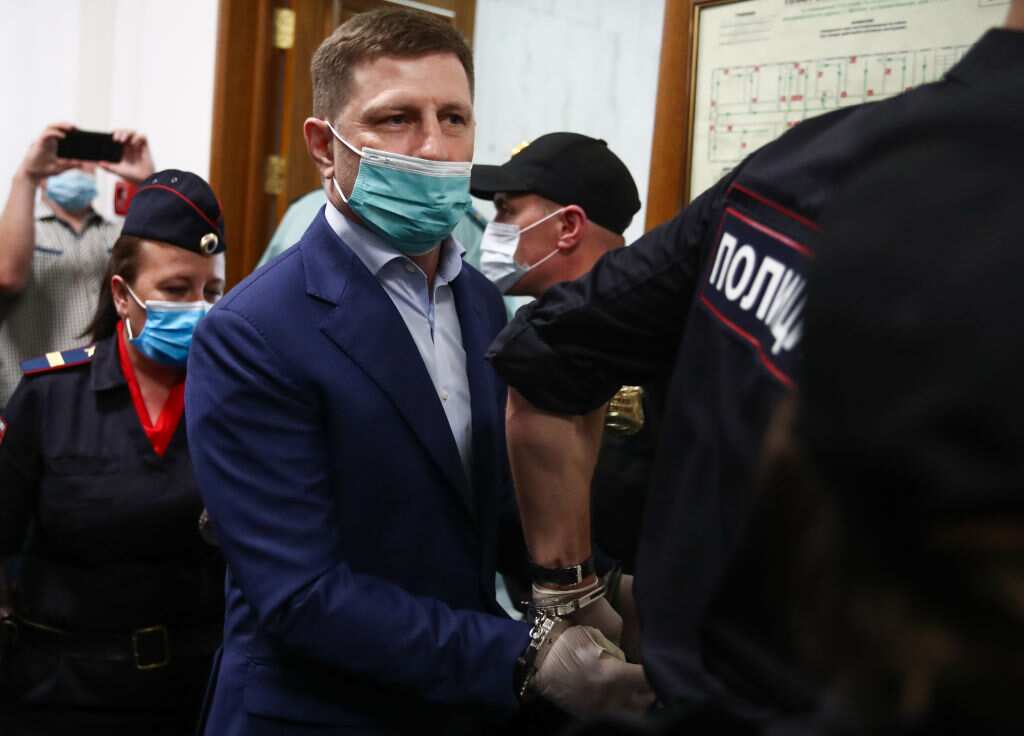 Governor Furgal appears in Moscow court over murder allegations