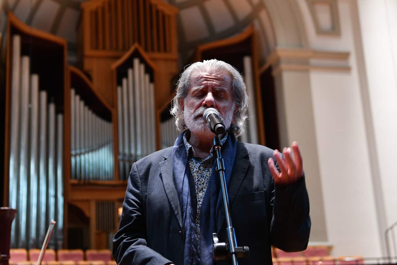 Marcel Khalife at the Sydney Conservatorium during rehearsals on Wednesday 28/10/2020 