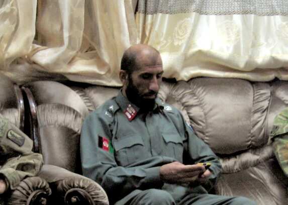 Matiullah Khan, the police chief of Uruzgan province.