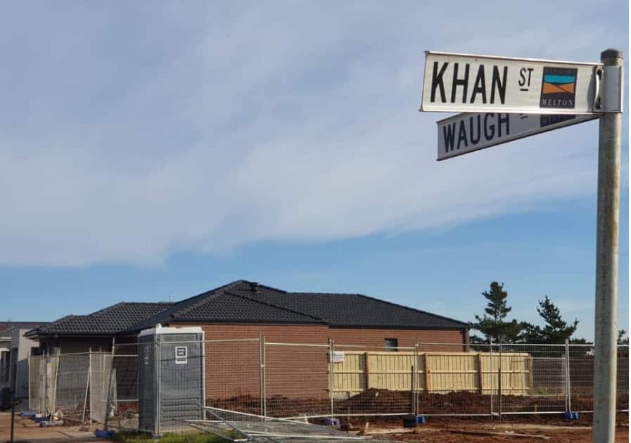 Streets named after cricket greats in Melbourne's Western suburb of Rockbank