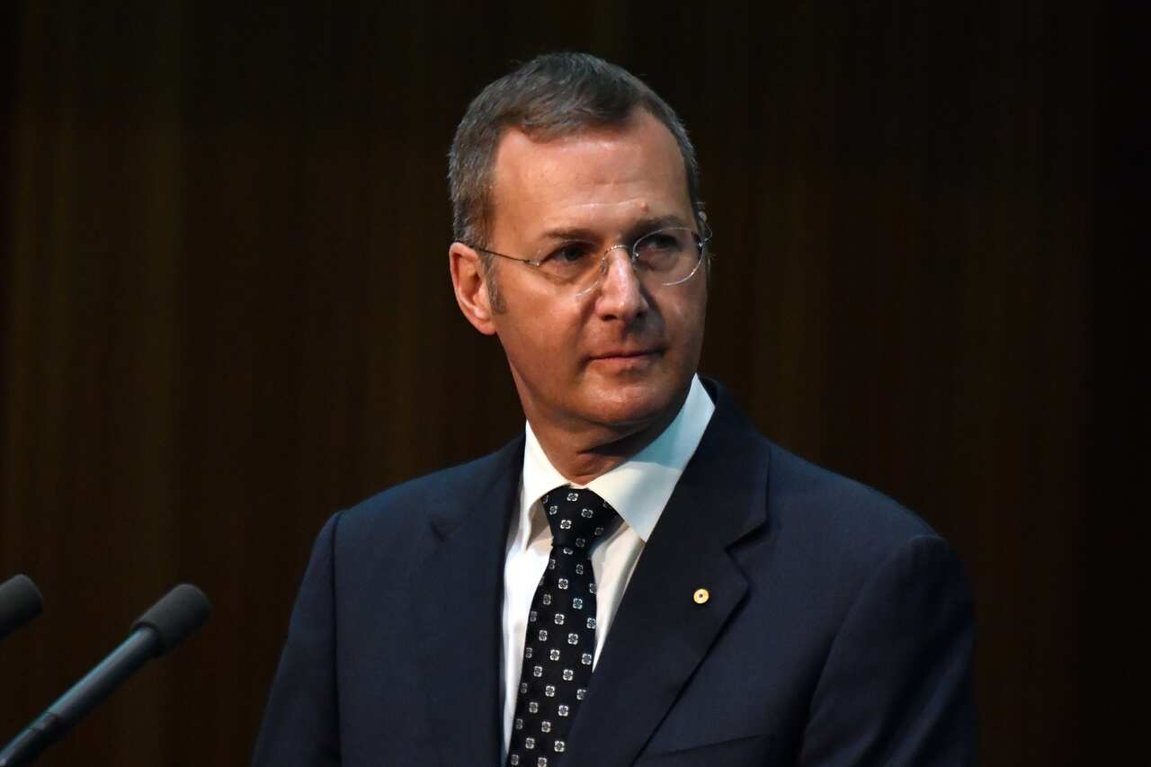 Principle Medical Officer Professor Michael Kidd gives an update on the coronavirus at a press conference at Parliament House in Canberra, Tuesday, March 24, 2020. (AAP Image/Mick Tsikas) NO ARCHIVING