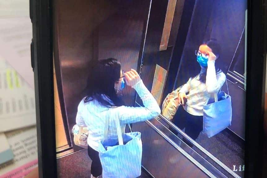 The 18-year-old shortly before she disappeared.