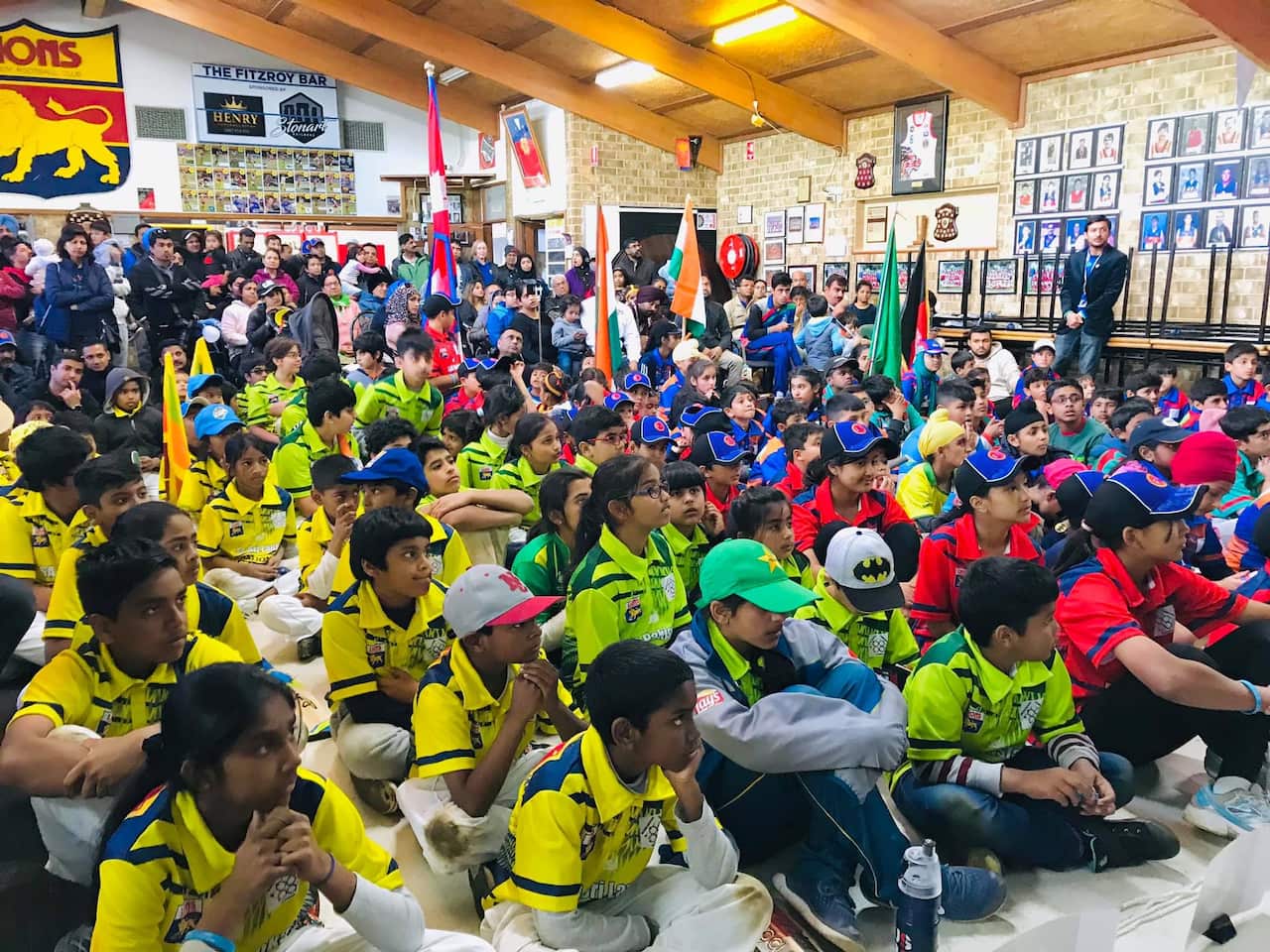 Participants at Junior World Cup held recently in Adelaide