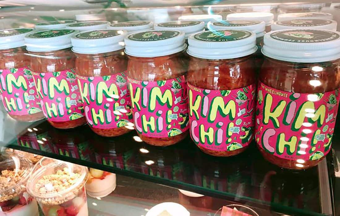 Kimchi, sold in jars to easily take home