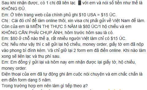 Trích bài của Kimmy Leung trên diễn đàn Tôi và Sứ quán