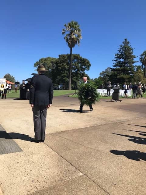Perth's Kings Park: Commemoration of the 200 year anniversary for the Greek War of Independence. 