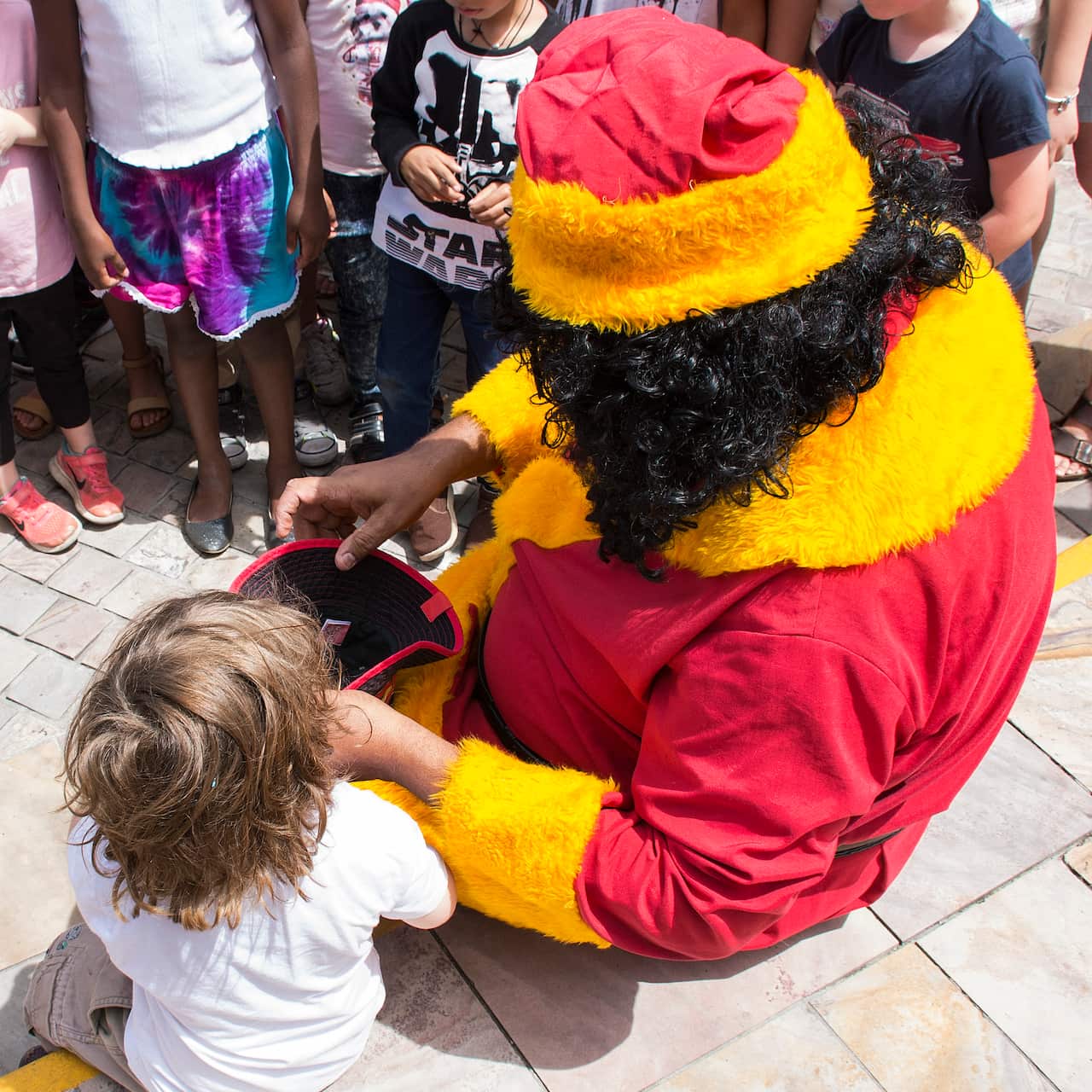 Koorie Klaus - very popular with the kids