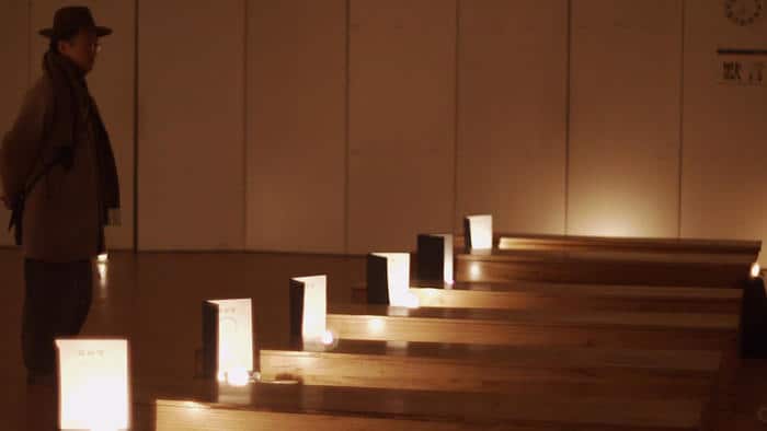 A fake funeral ceremony