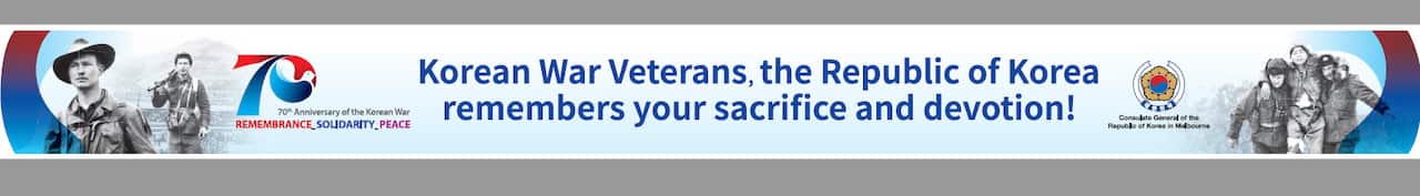 Melbourne tram campaign ‘Lest Korea Forget’ from the 22nd of June until the 26th of July