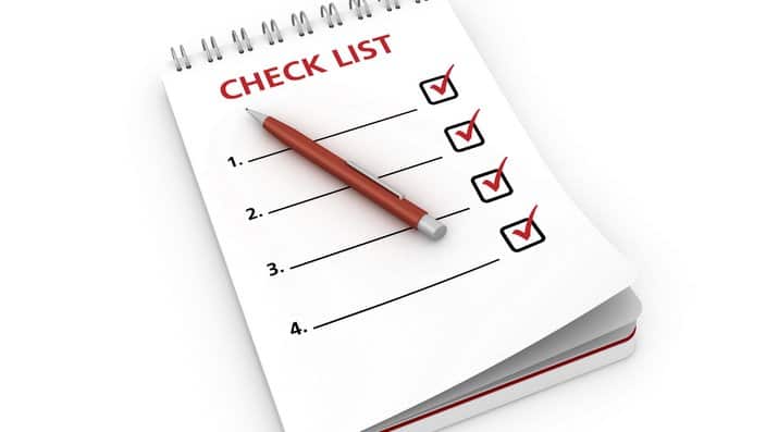 Notepad with Check List and Pen