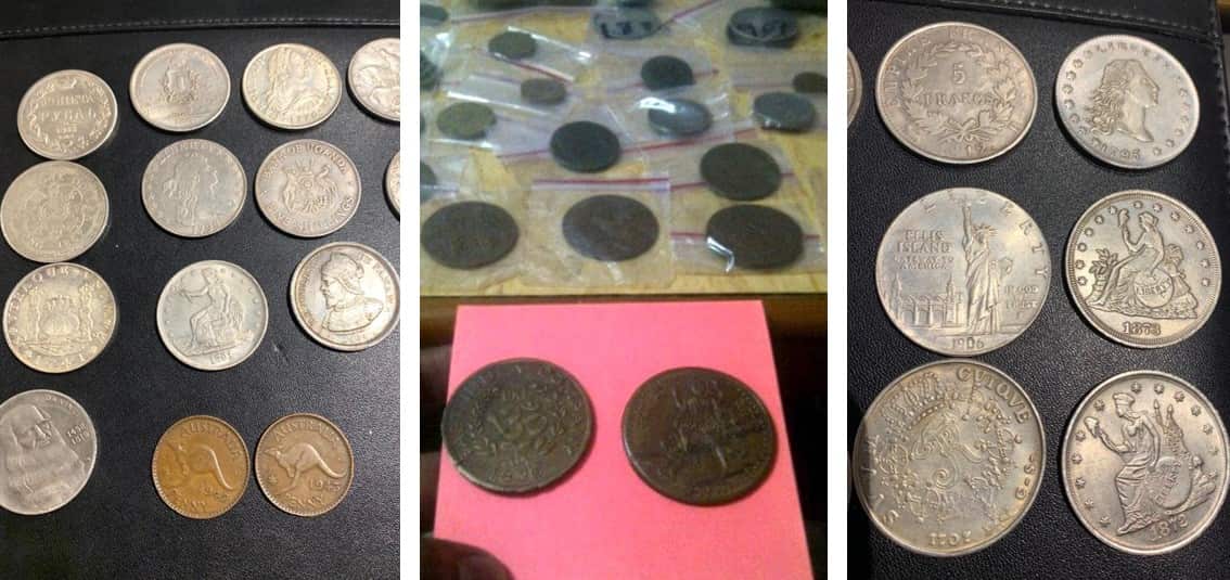 His collection contains a wide variety of coins acquired from across different nations of the world including India and Australia. 