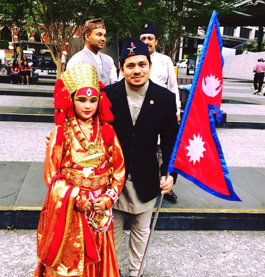 Kumari at Nepal Festival in Brisbane