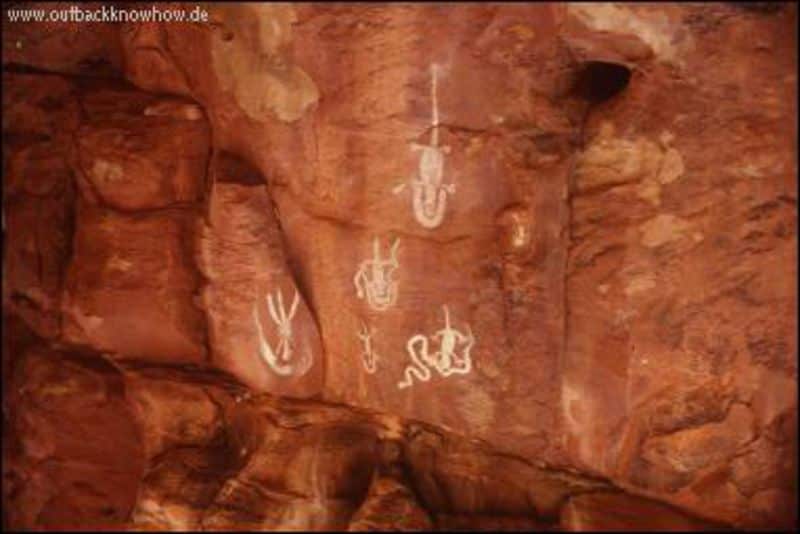 Felszeichungen der Ureinwohner